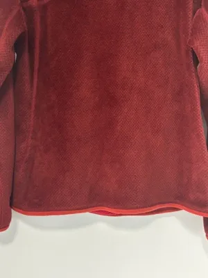 Patagonia Re-Tool Snap-T Polartec Thermal Pro Fleece XL Burgundy Rust Trim Cozy thumbnail 6