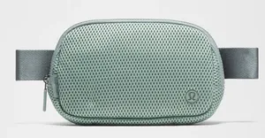 LULULEMON - SOLD OUT Crater Blue Everywhere Belt Bag 1L Knit Mesh - $48 thumbnail 1