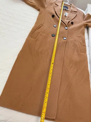 Madewell Double Faced Brushed Long Coat XS NWT Wool Belted Camel Quiet Luxury thumbnail 8