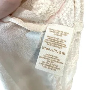 Free‎ People Pale Pink Beaded Sheer Tank Top Size XS thumbnail 9