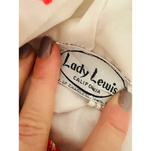 Vintage Lady Lewis Maxi Dress XL Peacock Toile‎ Cottagecore Peacock Romantic thumbnail 11