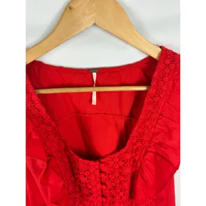 Free People Half Moon Hot Lava Mini Dress Size Small thumbnail 5
