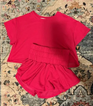 Fucshia Skort Set thumbnail 1