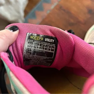 KEEN Utility Sparta II Alloy Toe Work‎ Shoes Sneakers Teal Blue Pink Women's 7 thumbnail 6