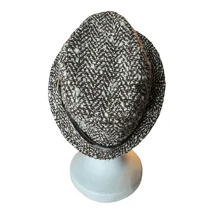 Banana Republic WOOL TWEED FEDORA with belt around the crown size M/L thumbnail 9
