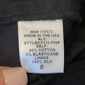 ALC Navy Blue Zip Ankle Dress Career Casual Pants Women’s Size 6 thumbnail 10