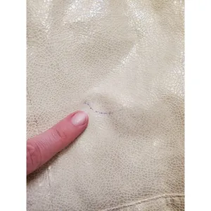 Lafayette 148 Jacket Womens 10 Beige Leather Single‎ Breasted Blazer VTG … thumbnail 5