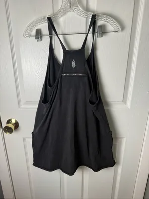 Free People Hot Shot Mini Dress in Black S thumbnail 4