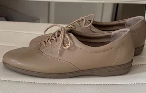 Easy Spirit Anti-Gravity Women 7 Tan Leather Oxford Lace Up Shoes JPMOTION thumbnail 1
