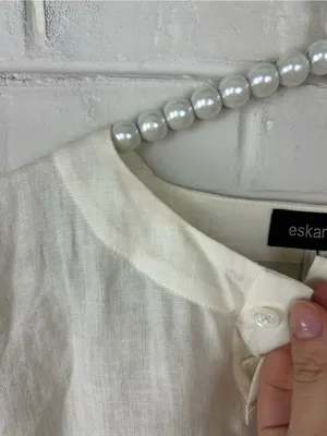 NWT Vintage Deadstock Eskandar Linen Oversized Top Size 1 thumbnail 7