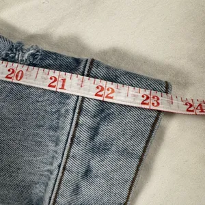 Abercrombie & Fitch Women XS‎ Denim Jacket Light Wash Distressed Classic Grunge thumbnail 8