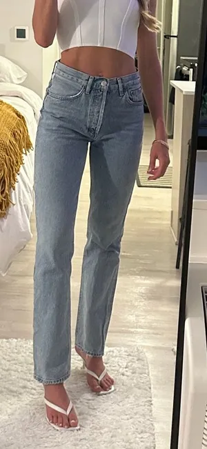AGOLDE High-Rise Jeans Straight thumbnail 1