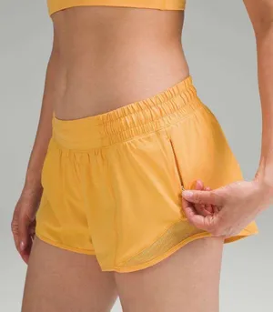 Lululemon NWT Rare Hotty Hot Low-Rise Lined Short 2.5" - Mango Dream - 6 thumbnail 1