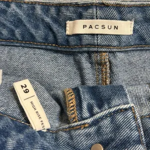 Pacsun Women's High Rise Festival Distressed Denim Shorts Island Blue 29 thumbnail 8