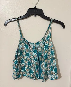 Flower Spaghetti Strap Top Paper Lee thumbnail 1