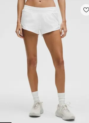 Lululemon Hotty Hot Shorts 4" White thumbnail 1