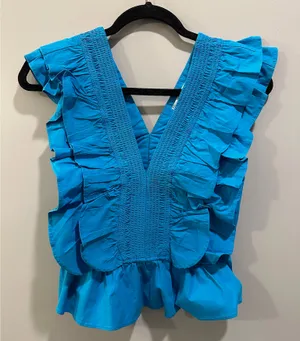 The Pants Store Ruffle Detail Sleeveless Top thumbnail 2
