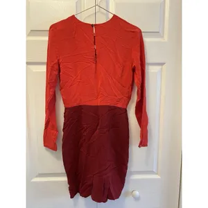 Amanda Uprichard color block‎ 100% silk dress Size S thumbnail 5