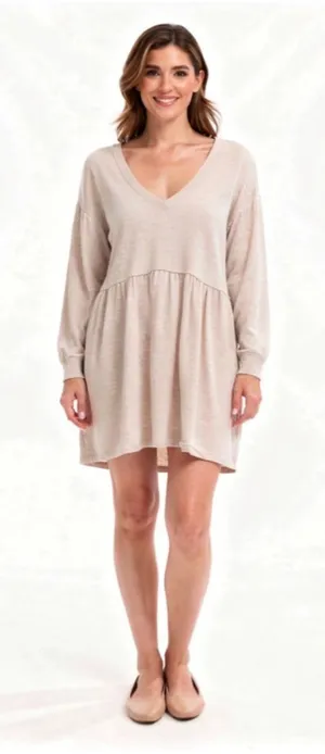 American Eagle V-Neck Babydoll Dress thumbnail 1