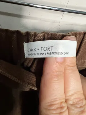 Oak‎ + Fort Chocolate Brown Wide Leg High Rise Crop Pants thumbnail 6