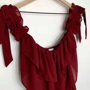 Misa Los Angeles X REVOLVE Micaela Dress Burgundy Womens Medium thumbnail 9
