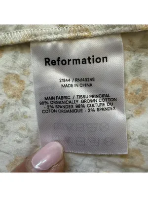 Reformation Michaela Dress Lima Floral Square-Neck Puff Sleeve Prairie Cottage 4 thumbnail 8