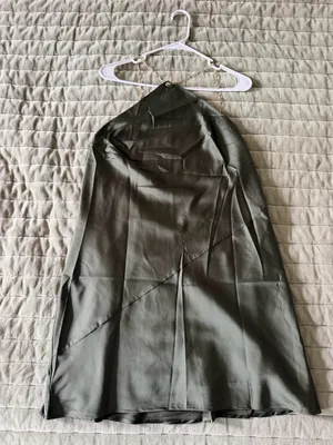 FINESSE Bindi Olive Green Satin Mini Dress thumbnail 3
