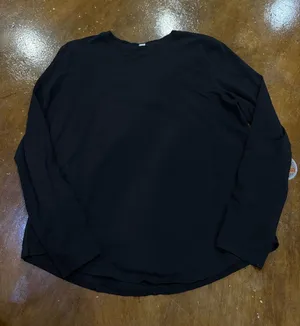 lululemon athletica Black Long-Sleeve Crew Tee thumbnail 1