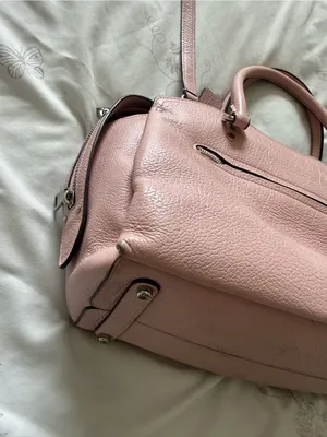 Coach Pebbled Leather Crossbody — Light Pink thumbnail 11