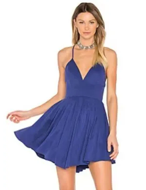 Nbd blue mini dress thumbnail 1