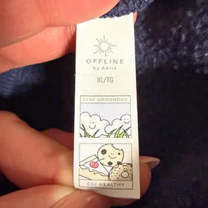 OFFLINE By Aerie Cloud Fleece Polo Sweatshirt thumbnail 8