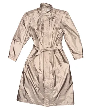 Vintage The Legend Tan Belted Trench Coat Jacket‎ Removable Liner Utility Spy thumbnail 1