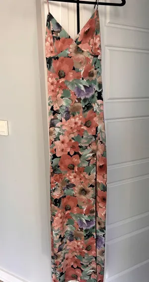 Midi floral dress Pink Size M thumbnail 1
