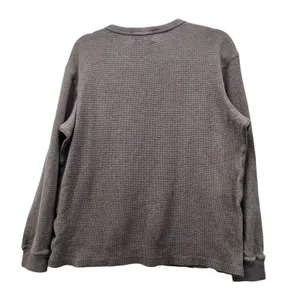 Eddie Bauer Waffle Knit Thermal Shirt‎ Gray Small thumbnail 3