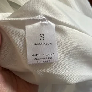 Wishlist, small white summer‎ dress wooden accent buttons, functionable. NWT. thumbnail 5