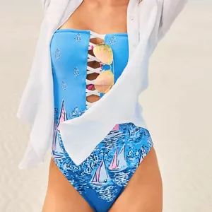 {Lilly Pulitzer} Brand New Novi Strapless One-Piece Swimsuit thumbnail 1