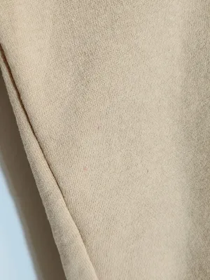 Urban Outfitters Cream Oversized Cropped Hoodie Sweatshirt Size Small thumbnail 4