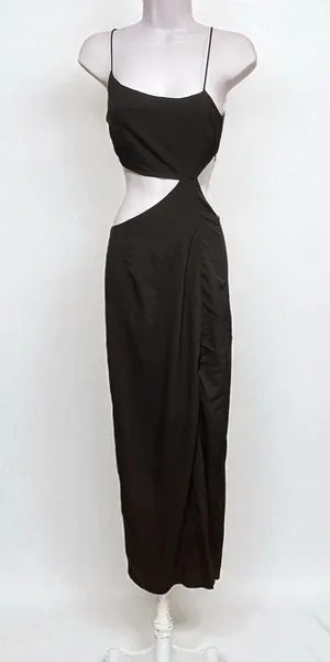 Superdown rachel maxi dress Black Size XS thumbnail 4