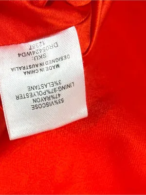 Meshki - Antonella Strapless Keyhole Maxi in Red size large thumbnail 10