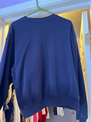 H&M Navy Blue Crewneck Sweatshirt thumbnail 2