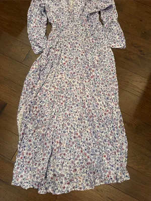 Poupette St Barth Ilona Long Maxi Dress Size Large - C30-098 thumbnail 5