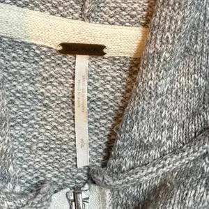 Free People In Bloom Women’s Small Oversized Gray Knit Zip Sweatshirt Hoodie thumbnail 7