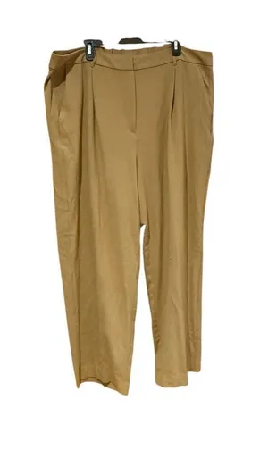 Old Navy Khaki Taylor Wide Leg Full Length Trousers thumbnail 1