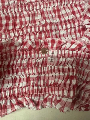 Free People Seersucker Smocked Bandeau thumbnail 6