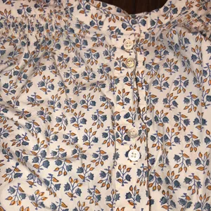 DOEN floral pullover dress size small thumbnail 7