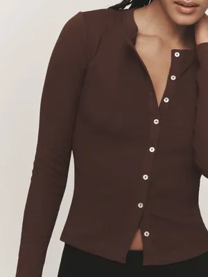Anthropologie Maeve Cotton Blend Fitted Knit Cardigan NWT XS thumbnail 3