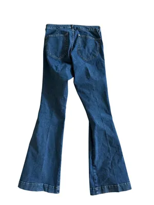 H&M Women's Medium Wash Flare Jeans Size US 8 thumbnail 3