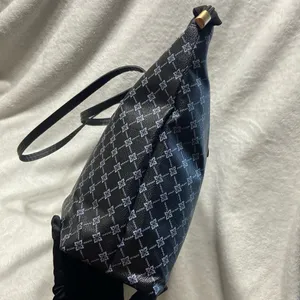 Stylish Black and Gray Tote Bag thumbnail 4