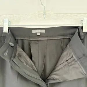 Zanella Made in Italy Black Stretch Wide Leg Trousers Dress Pants Womens 8‎ thumbnail 5