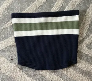 Edikted striped ribbed tube top XS thumbnail 1